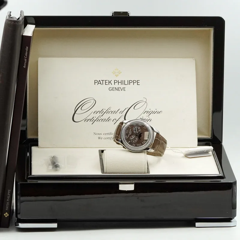 Patek Philippe Complications 4936G-001 Annual 18k White Gold 37mm B&P '08