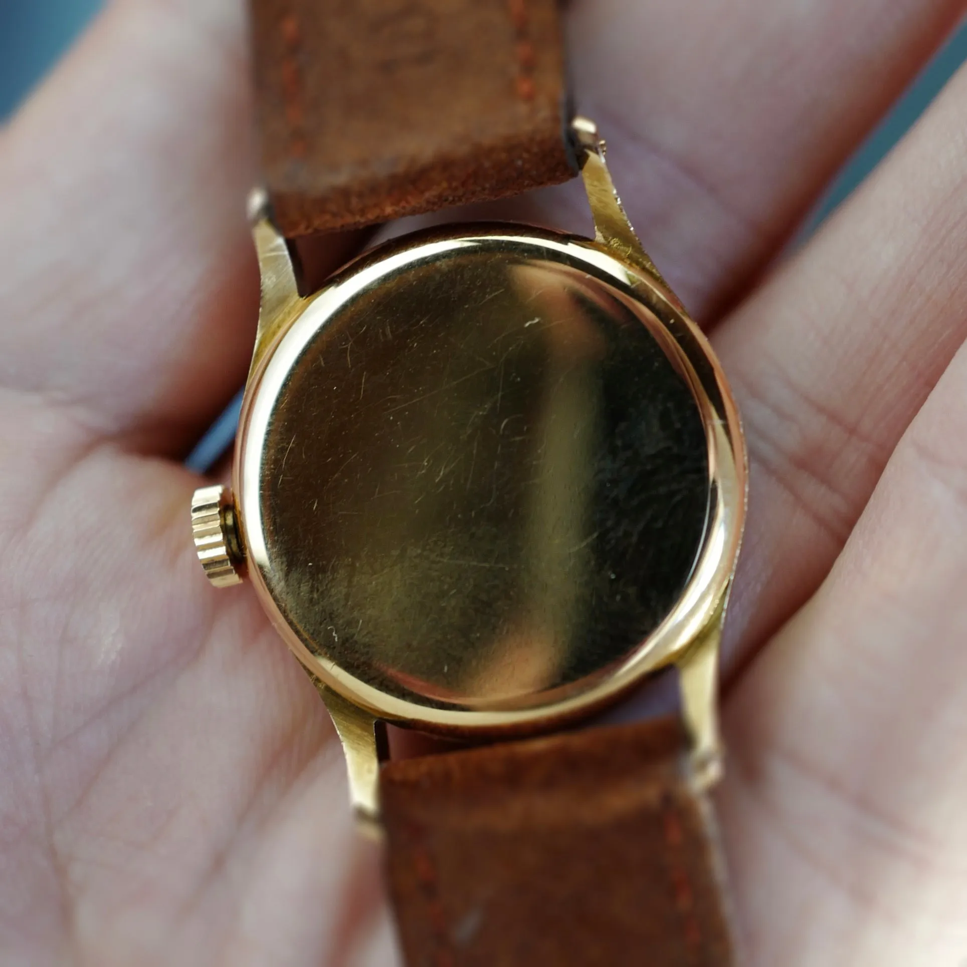 Patek Philippe Rose Gold Calatrava Ref. 1594 retailed by Freccero