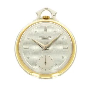 Patek Philippe White & Yellow Gold Pocket Watch