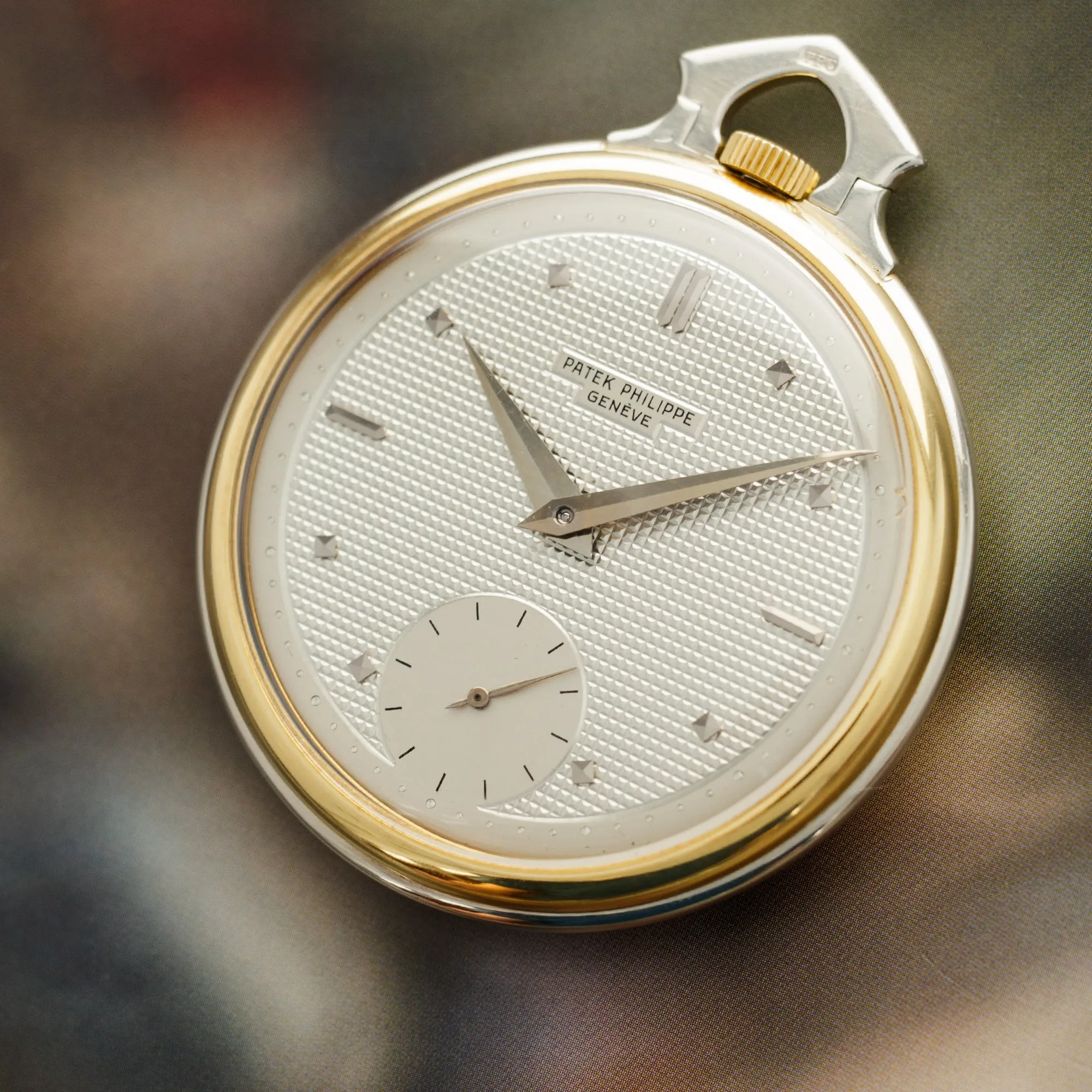 Patek Philippe White & Yellow Gold Pocket Watch