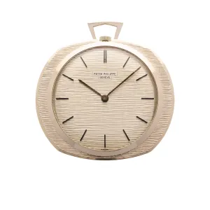 Patek Philippe White Gold Futuriste Pocket Watch by Gilbert Albert Ref. 798