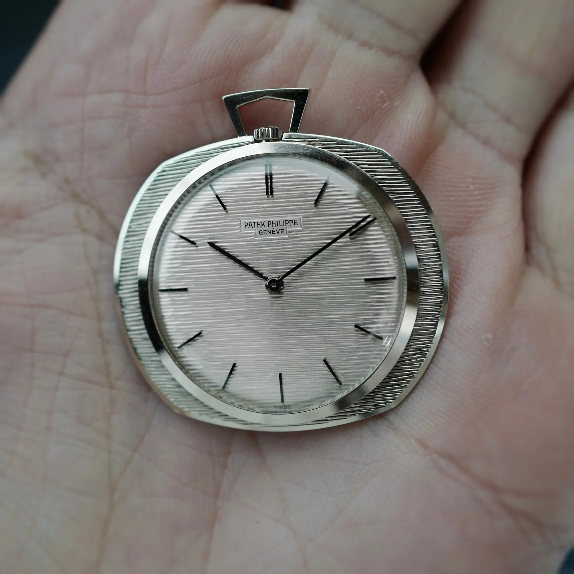 Patek Philippe White Gold Futuriste Pocket Watch by Gilbert Albert Ref. 798