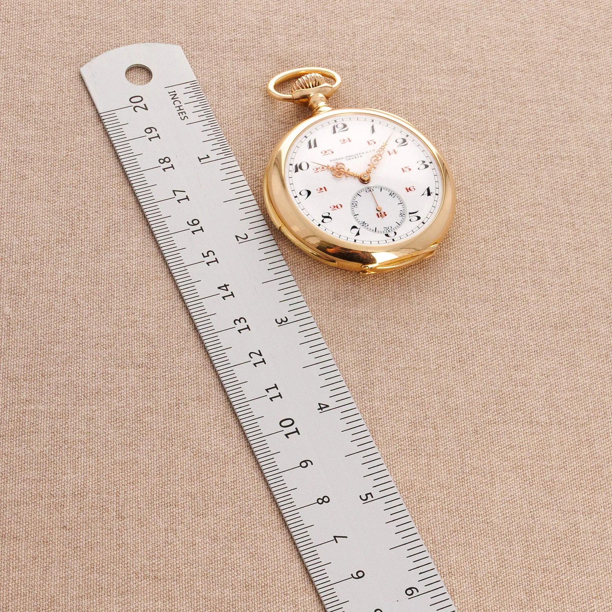 Patek Philippe Yellow Gold Pocket Watch Minute Repeater, Circa 1905