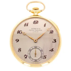 Patek Philippe Yellow Gold Pocket Watch Ref. 652 Retailed by Tiffany & Co.