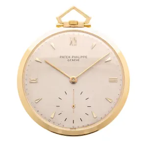 Patek Philippe Yellow Gold Pocket Watch Ref. 763