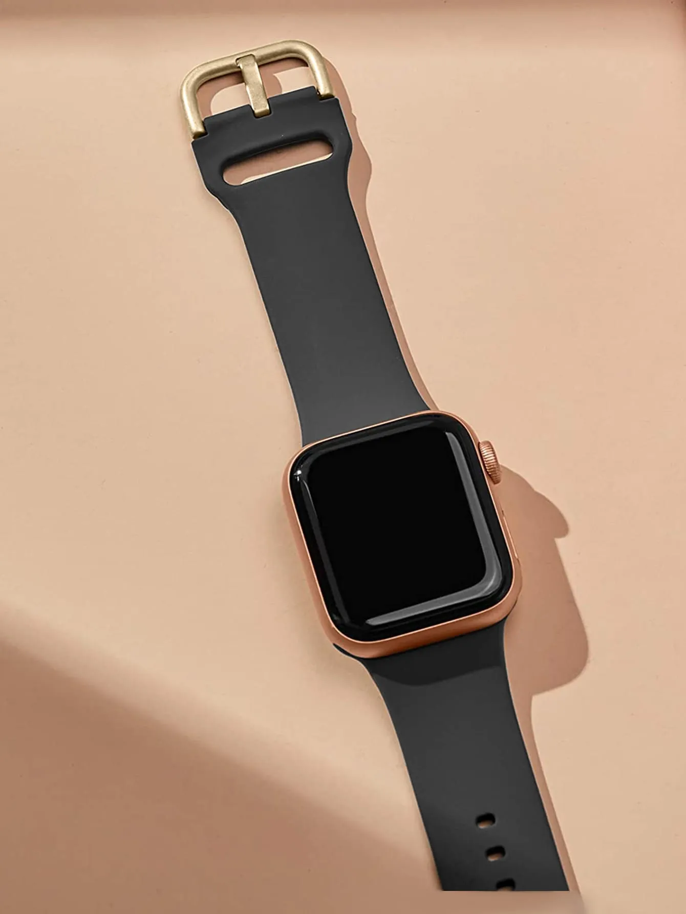 Plain Silicone watchband - Dark Grey