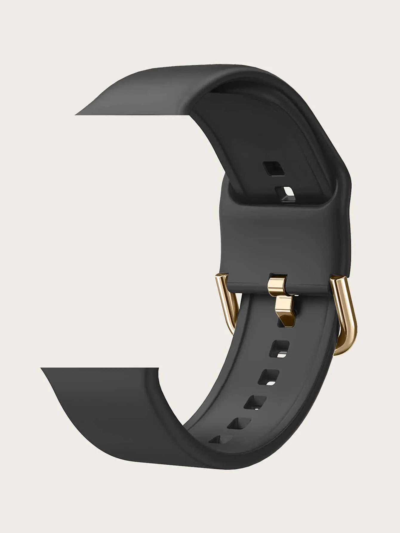 Plain Silicone watchband - Dark Grey