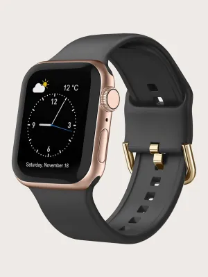 Plain Silicone watchband - Dark Grey