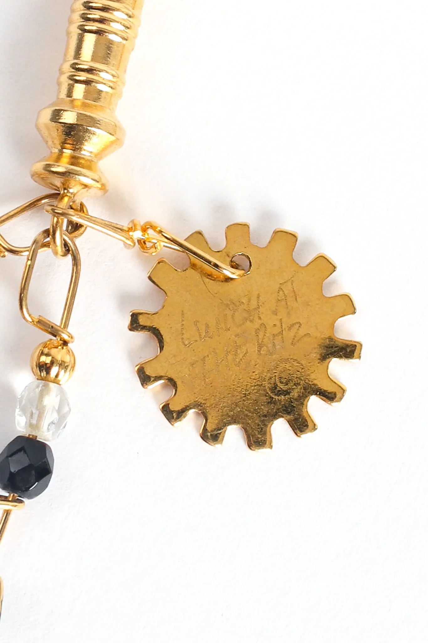 Pocket Watch & Gear Charm Bolo Tie