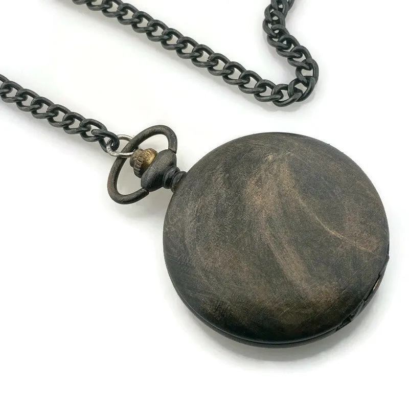 Pocket Watch with Cover, Multicolor Dial