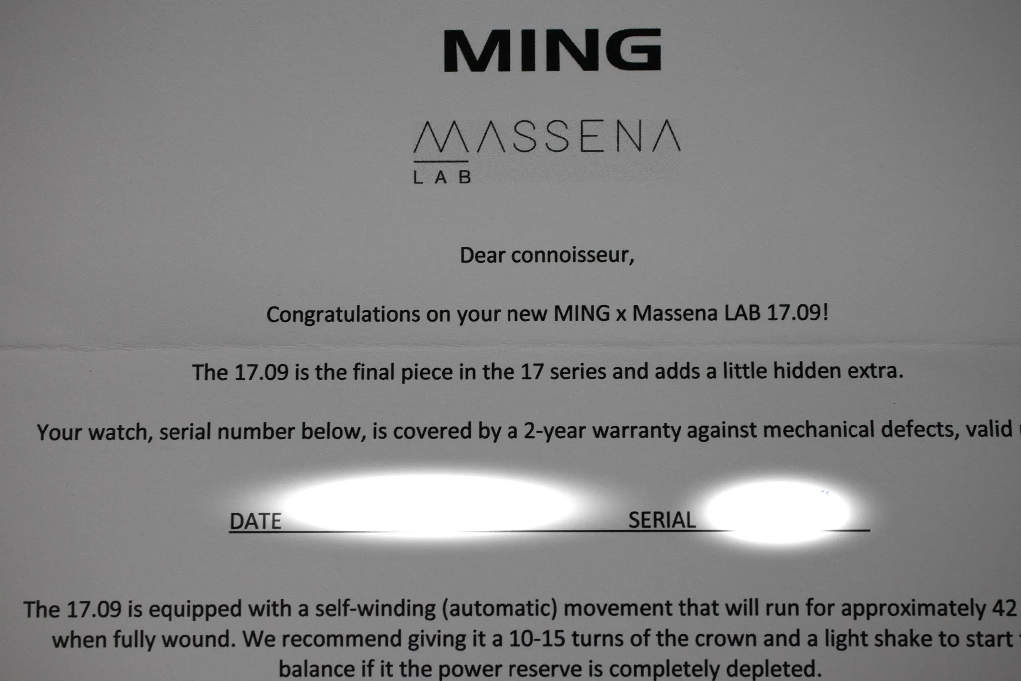 Pre-Owned: 17.09 MING X MASSENA LAB Honey