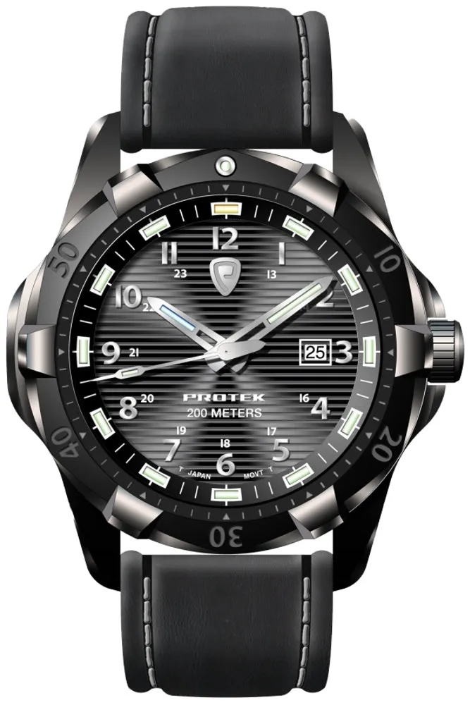 Protek 2000 Series Ultimate All Terrain Military Watch, Steel, Sapphire and Tritium, model 2002
