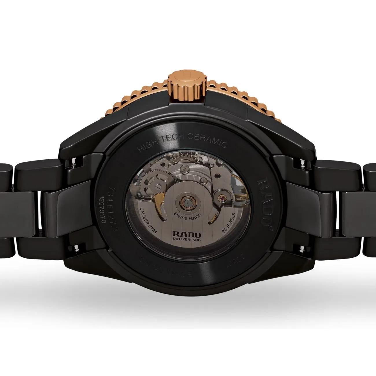 Rado Captain Cook High-Tech Black Ceramic Skeleton