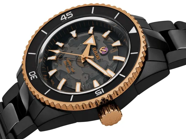 RADO Captain Cook High-Tech Ceramic 43mm Rose Gold Men's Watch R32127162