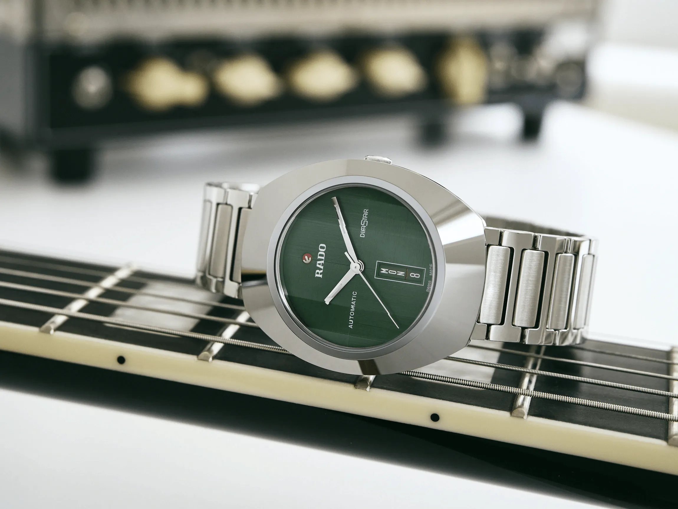 Rado DiaStar Original 38mm Green Dial Ceramos Men's Watch R12160303
