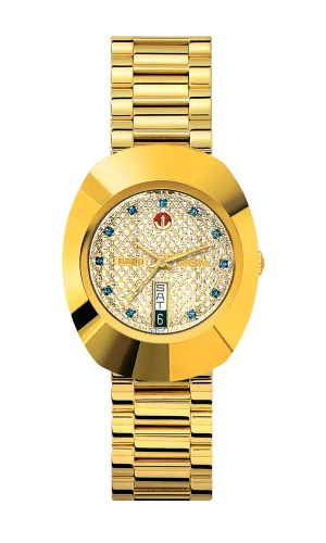 RADO DiaStar Original Automatic 35mm Stone Dial Yellow Gold Men's Watch R12413314