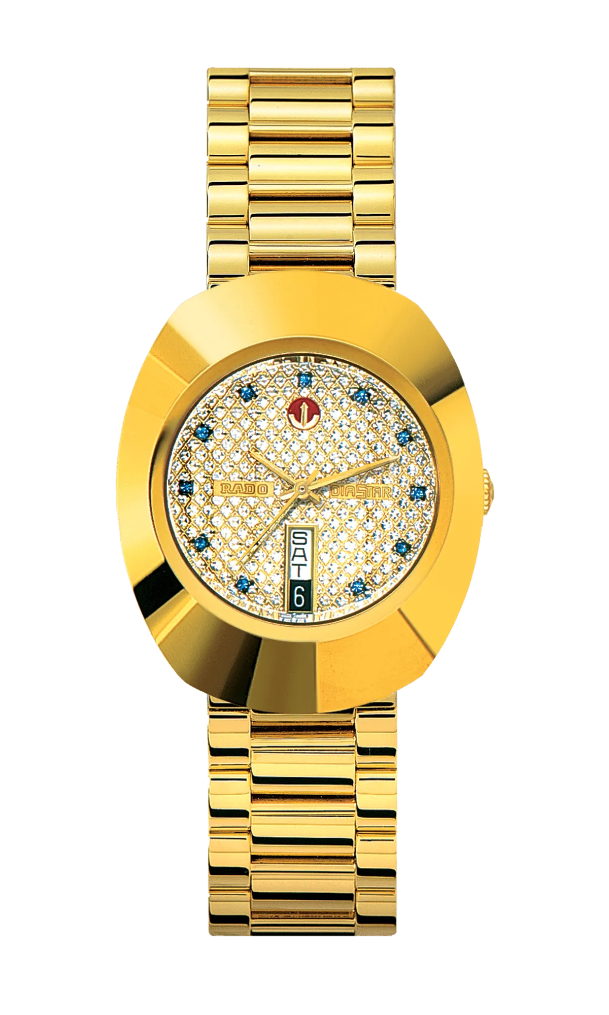 RADO DiaStar Original Automatic 35mm Stone Dial Yellow Gold Men's Watch R12413314