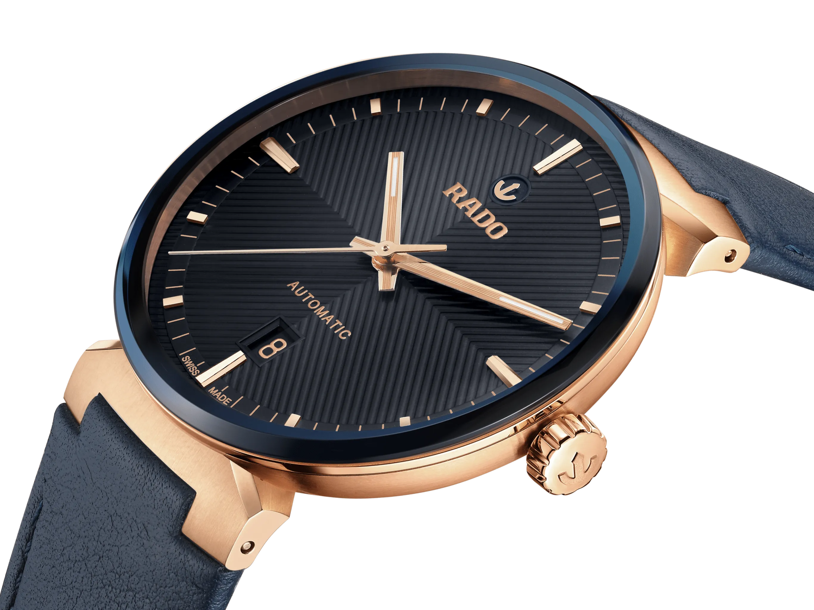 RADO Florence Automatic 39mm Blue-Rose Gold Men's Watch R48905205
