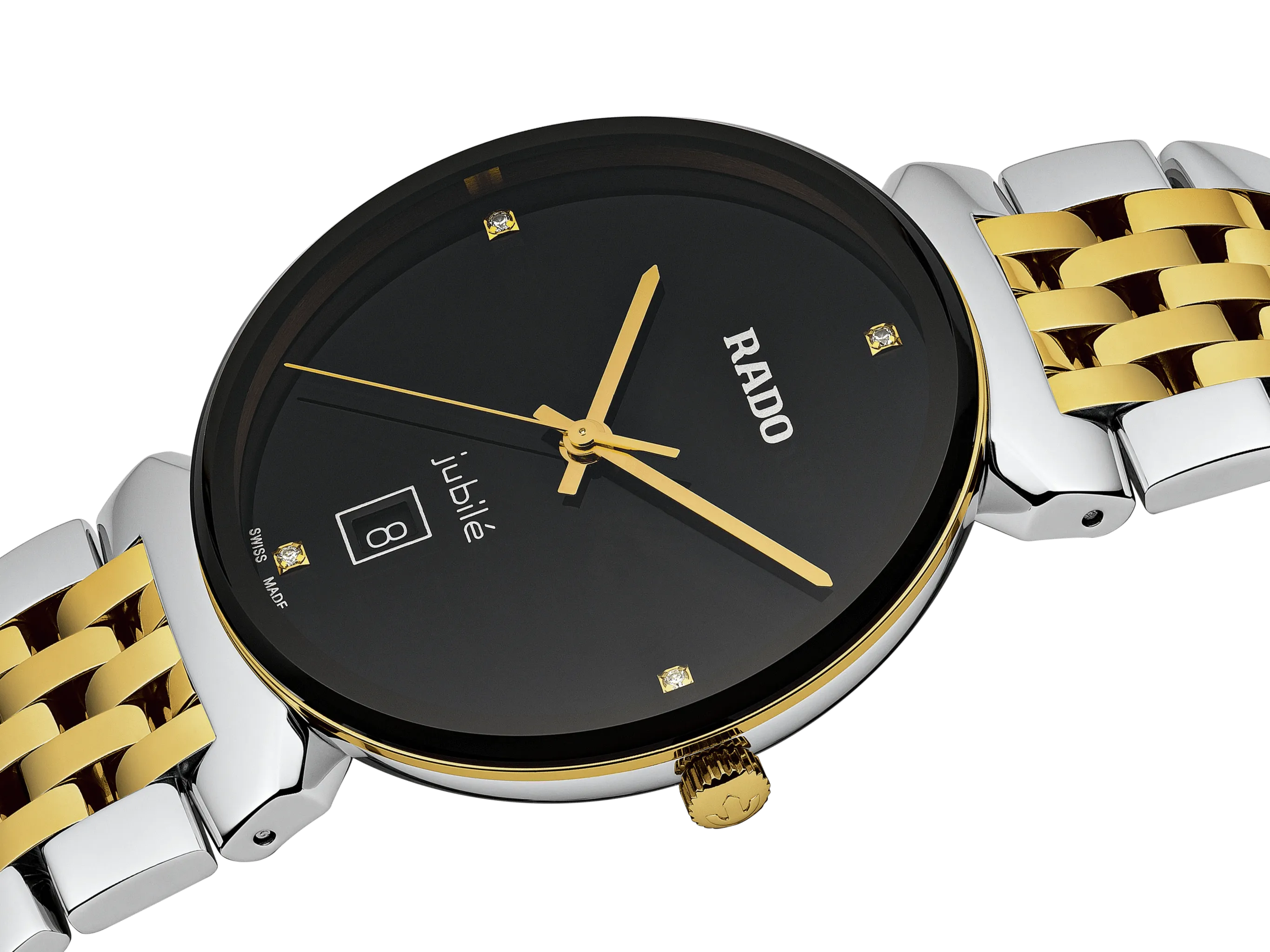 RADO Florence Classic Diamonds 38mm Gold-Silver Men's Watch R48912703