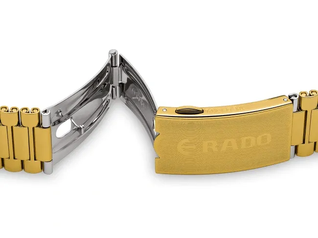 RADO The Original Automatic Blue Dial Gold PVD Stainless Steel Men's Watch R12413523