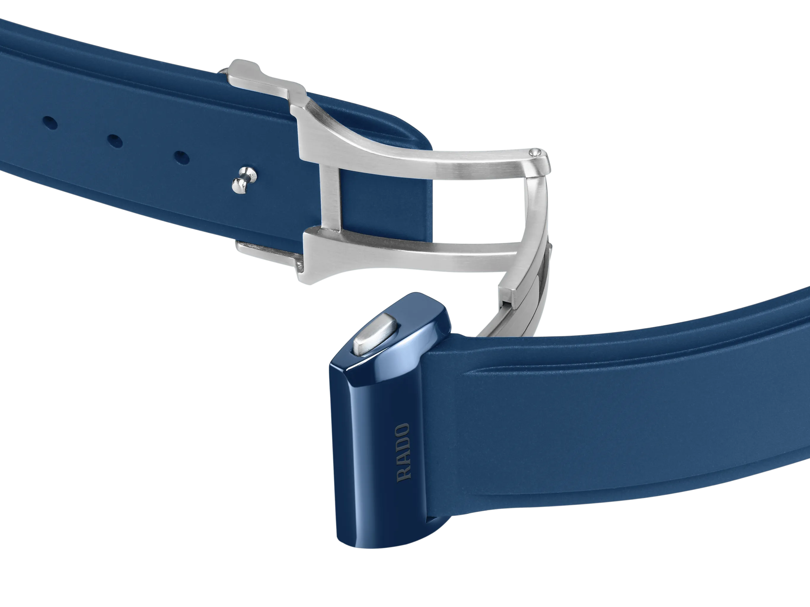 RADO True Square Automatic Skeleton Blue Ceramic 38mm Men's Watch R27178205