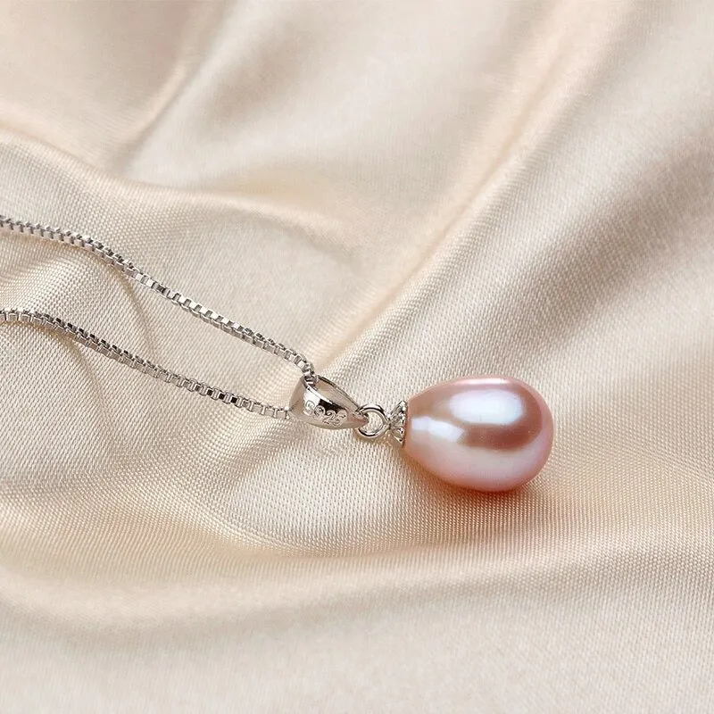 Real Purple Pearl Necklace