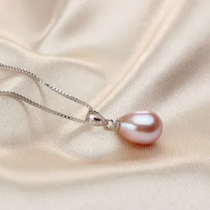 Real Purple Pearl Necklace