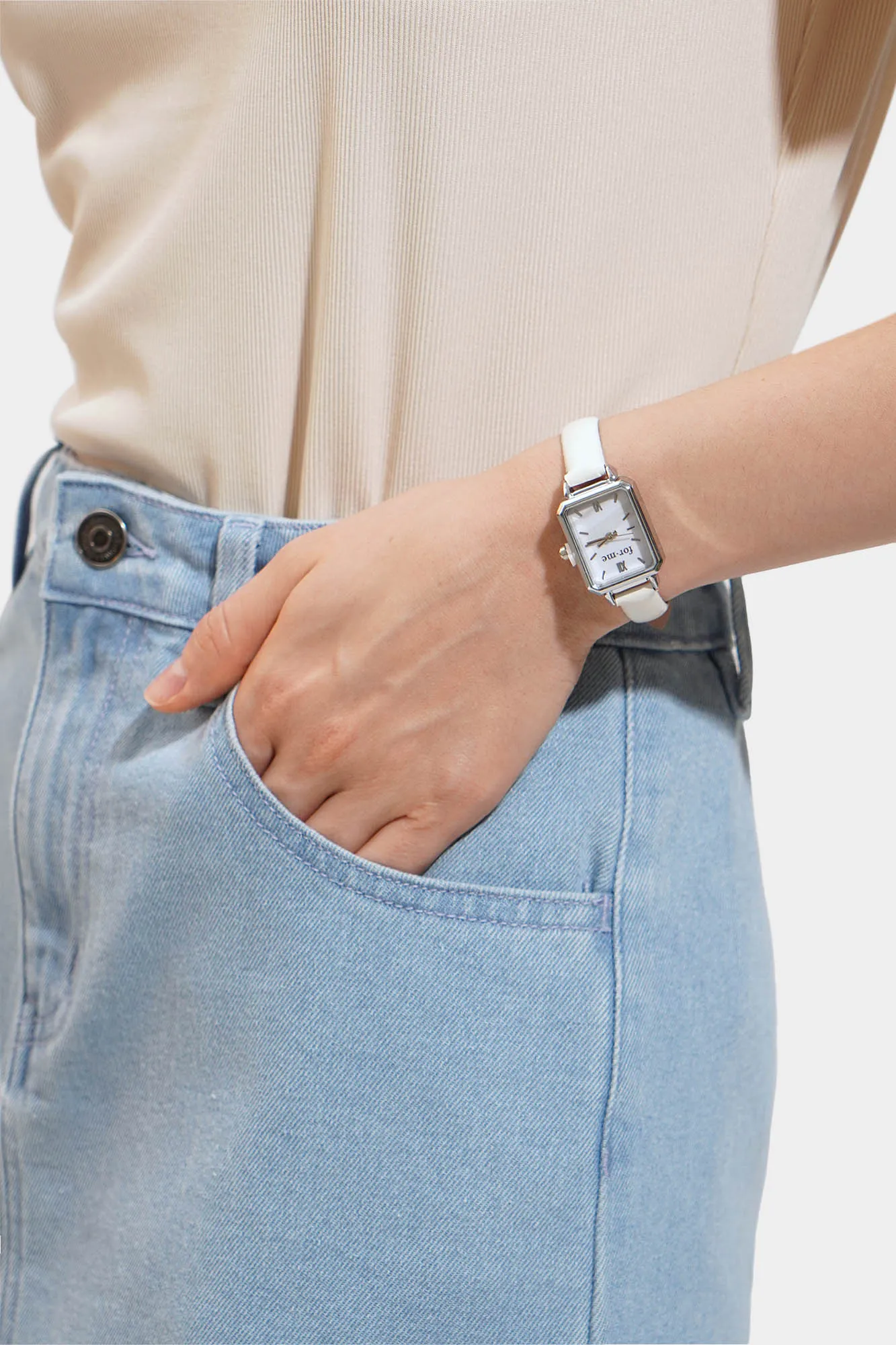 Rectangular Faced Watch