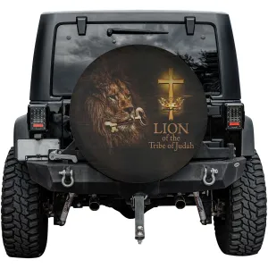 Regal Majesty Custom Spare Tire Cover by CHRISTIANARTBAG - Featuring the Lion of Judah