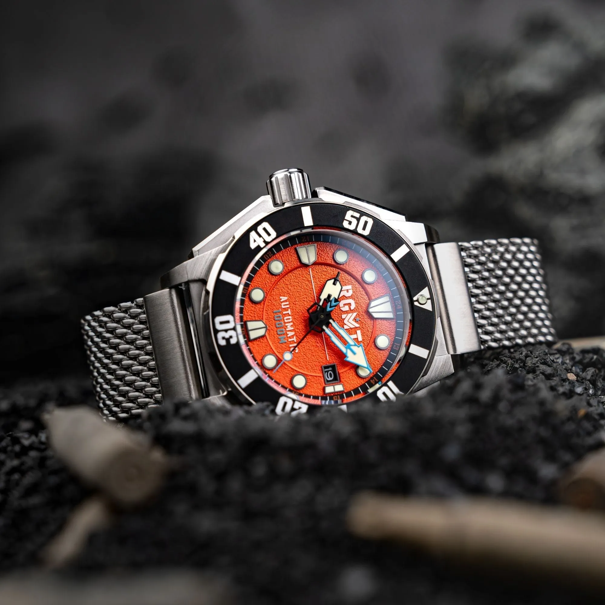 RGMT Torpedo Automatic Diver Tangerine Orange