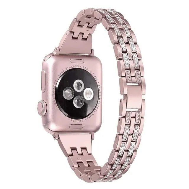Rhinestone Band Compatible With Apple Watch