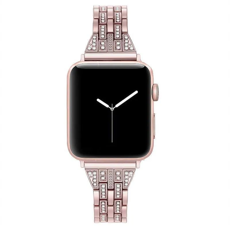 Rhinestone Band Compatible With Apple Watch