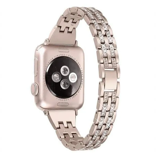 Rhinestone Band Compatible With Apple Watch