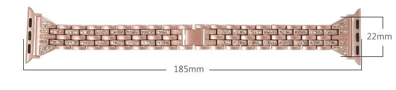 Rhinestone Band Compatible With Apple Watch