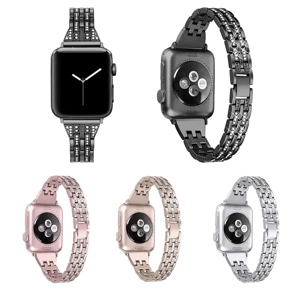 Rhinestone Band Compatible With Apple Watch