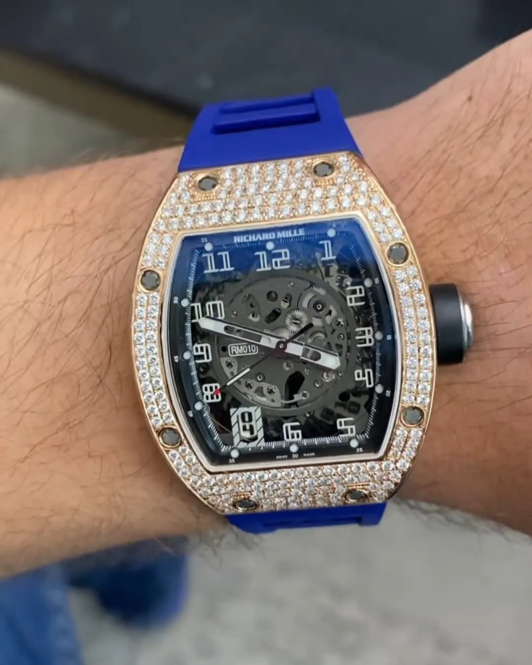 Richard Mille Moissanite Diamond Watch  W 272