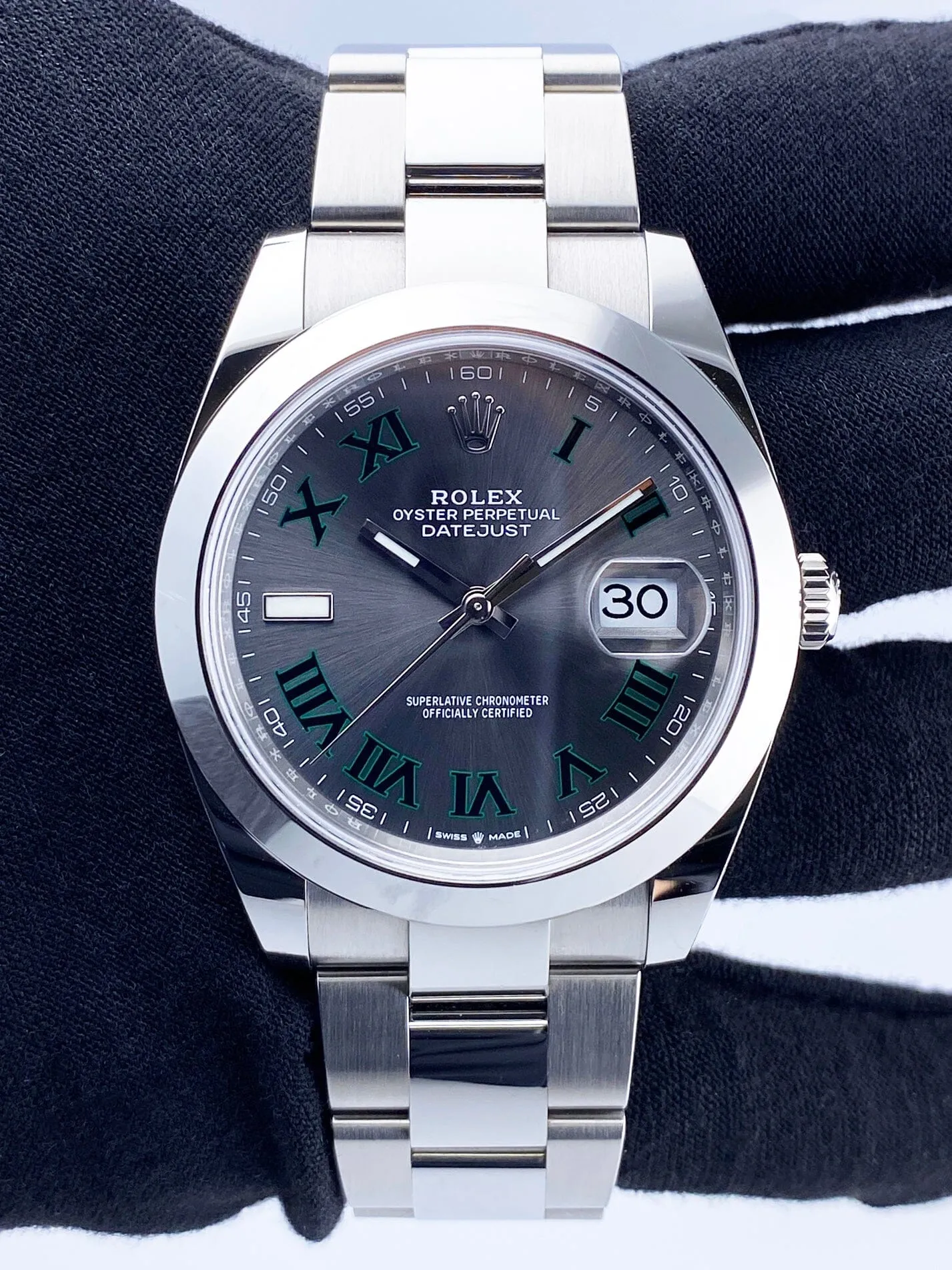 Rolex Datejust 41 126300 Stainless steel Mens Watch Box Papers