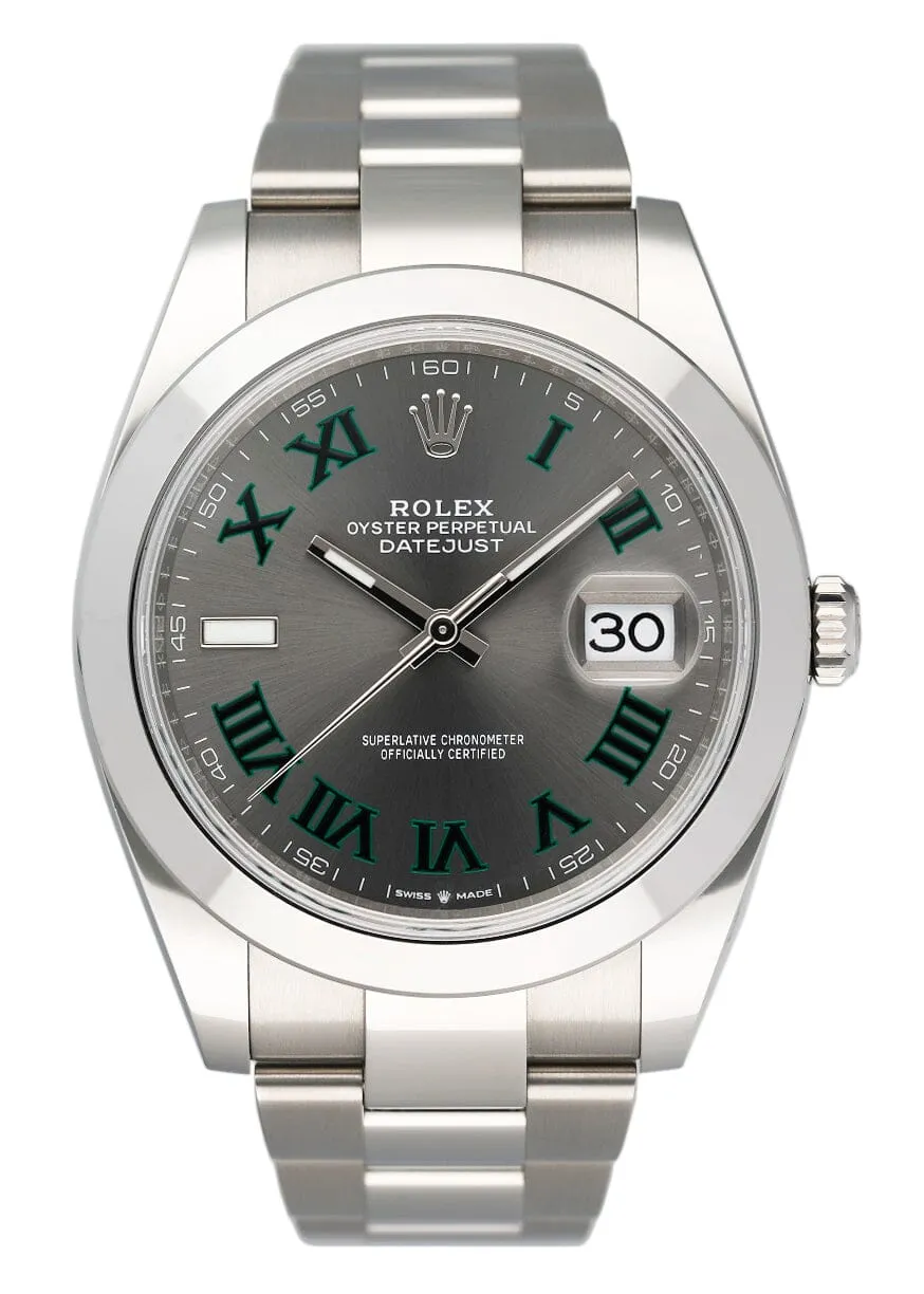 Rolex Datejust 41 126300 Stainless steel Mens Watch Box Papers