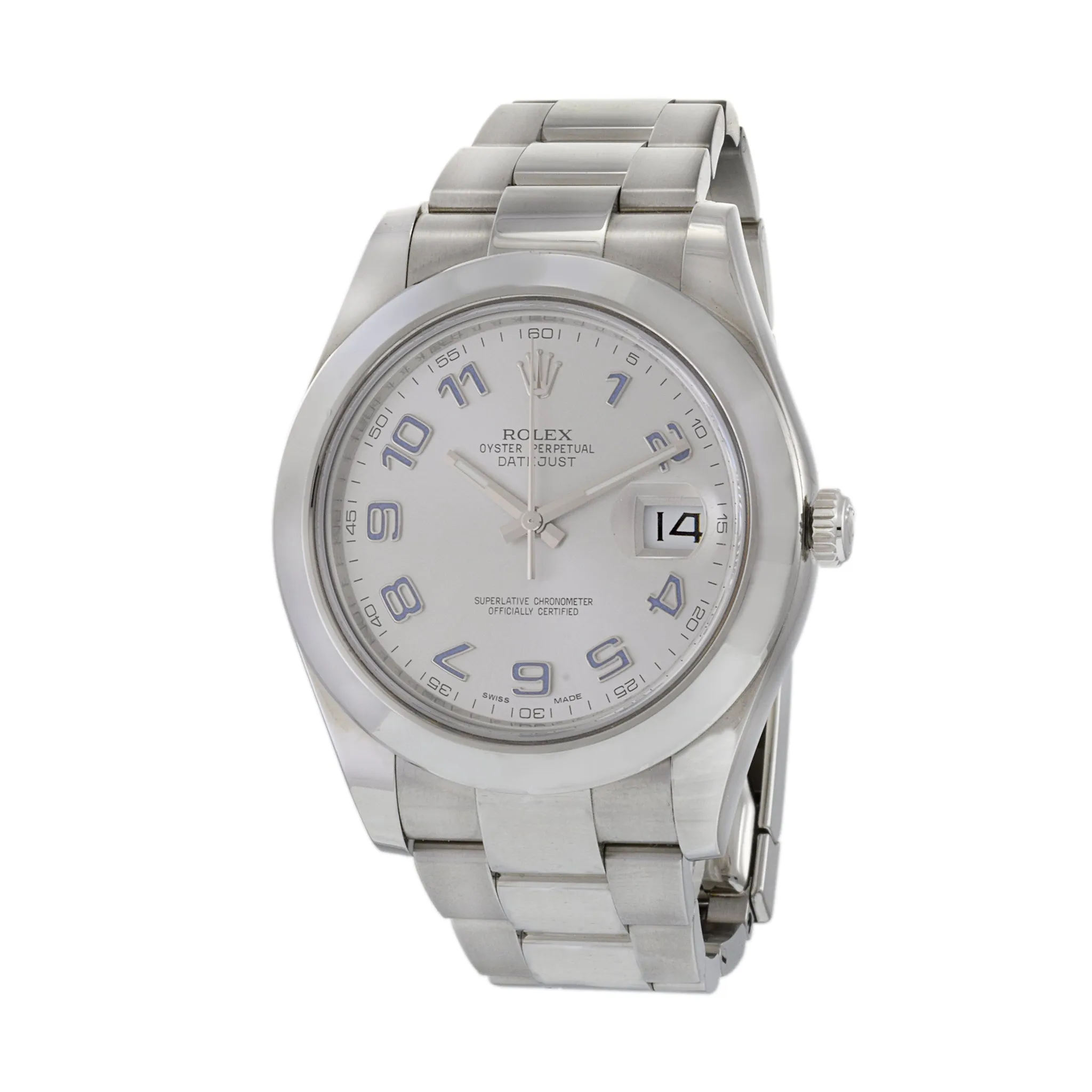 Rolex Datejust 41 Reference 116300 Stainless Steel Smooth Bezel