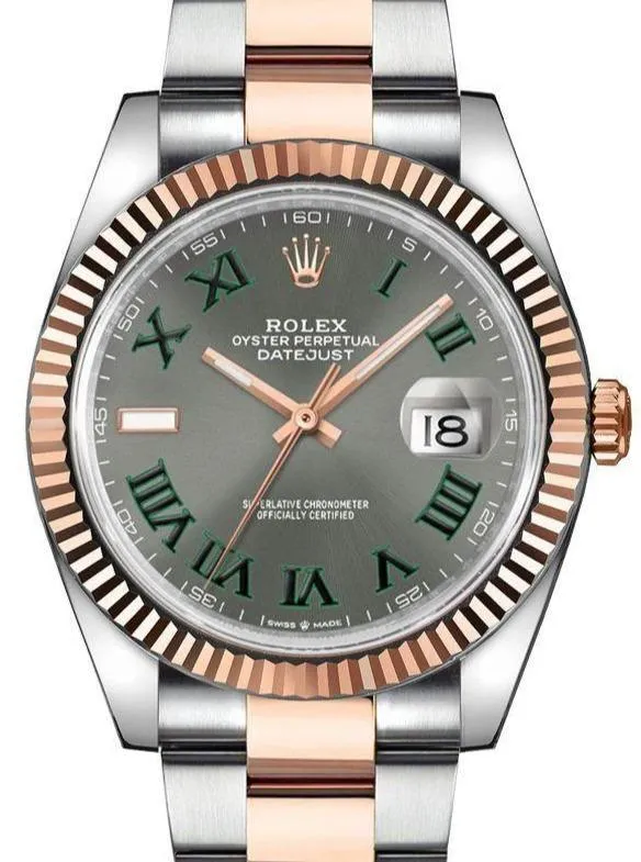 Rolex Datejust 41 Wimbledon Everose Gold/Steel 126331