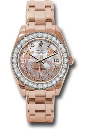 Rolex Datejust Pearlmaster 34mm Watch: 81285 gdddrp