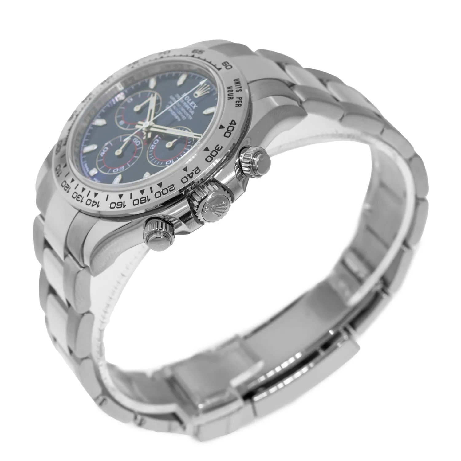 Rolex Daytona 40mm 18K White Gold Blue Dial & White Gold Bezel 116509