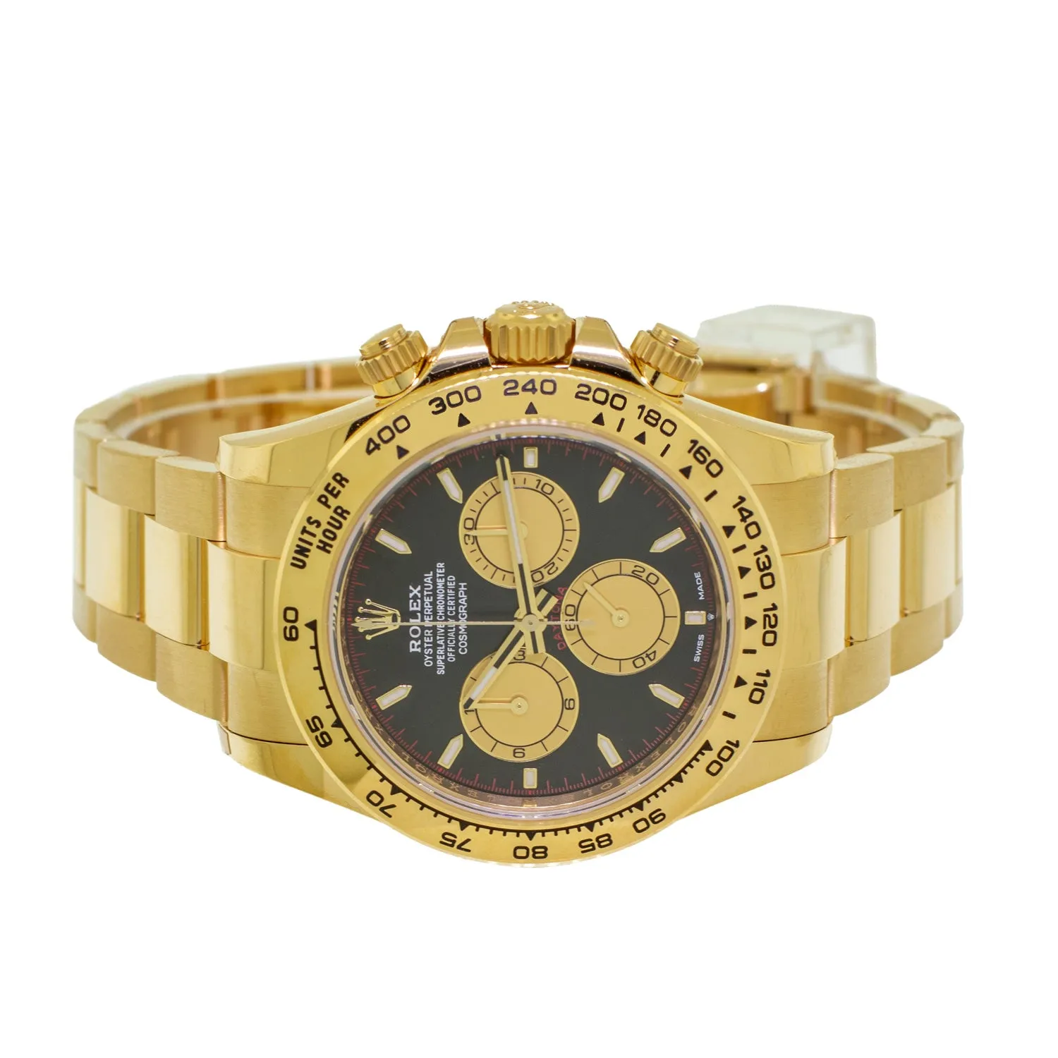 Rolex Daytona 40mm Yellow Gold Black Index "Paul Newman" Dial & Gold Bezel 126508