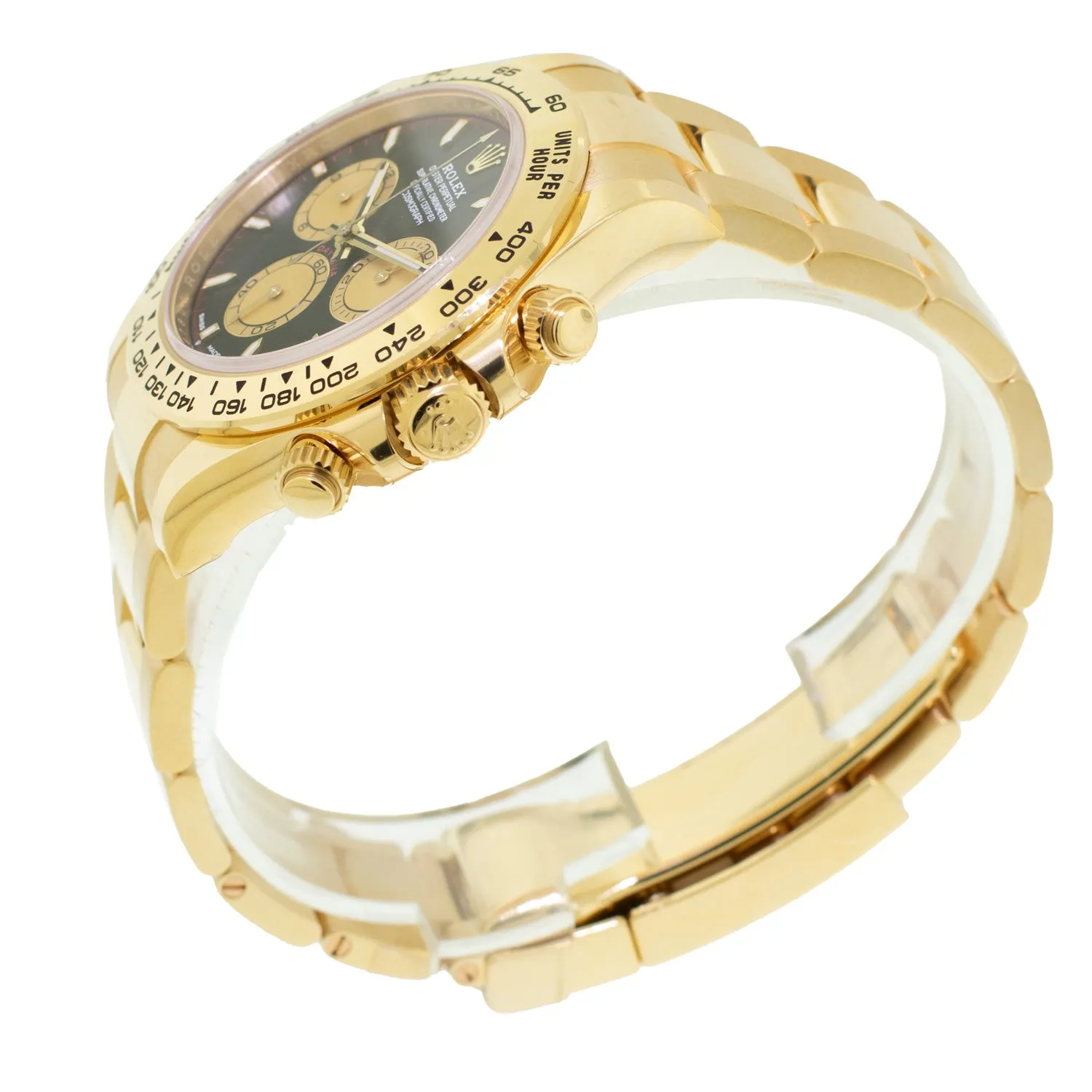 Rolex Daytona 40mm Yellow Gold Black Index "Paul Newman" Dial & Gold Bezel 126508