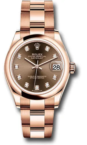 Rolex Everose Gold Datejust 31 Watch 278245 chodo