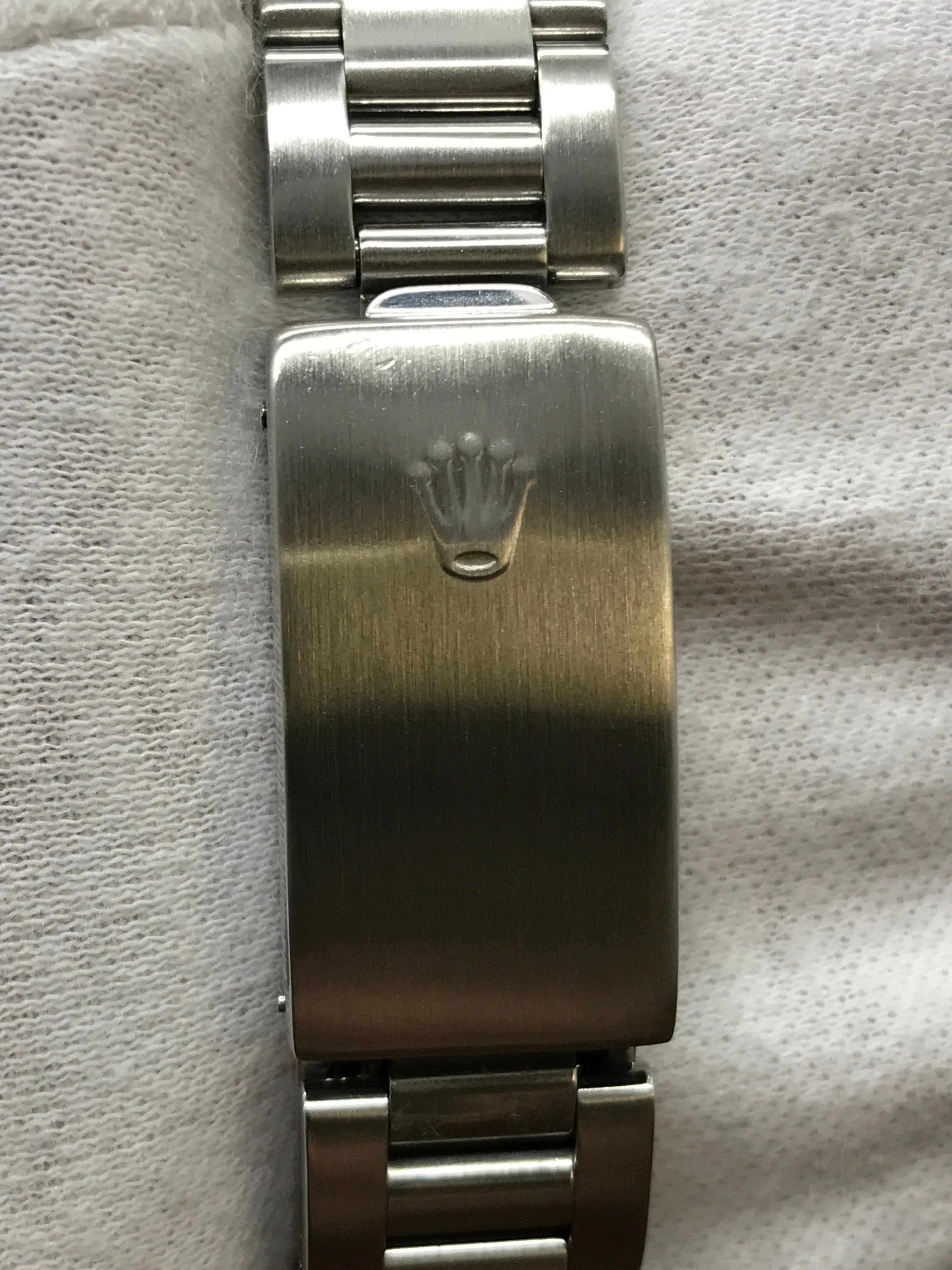 Rolex Oyster Perpetual Date 34mm 15210 Silver Dial Automatic Watch