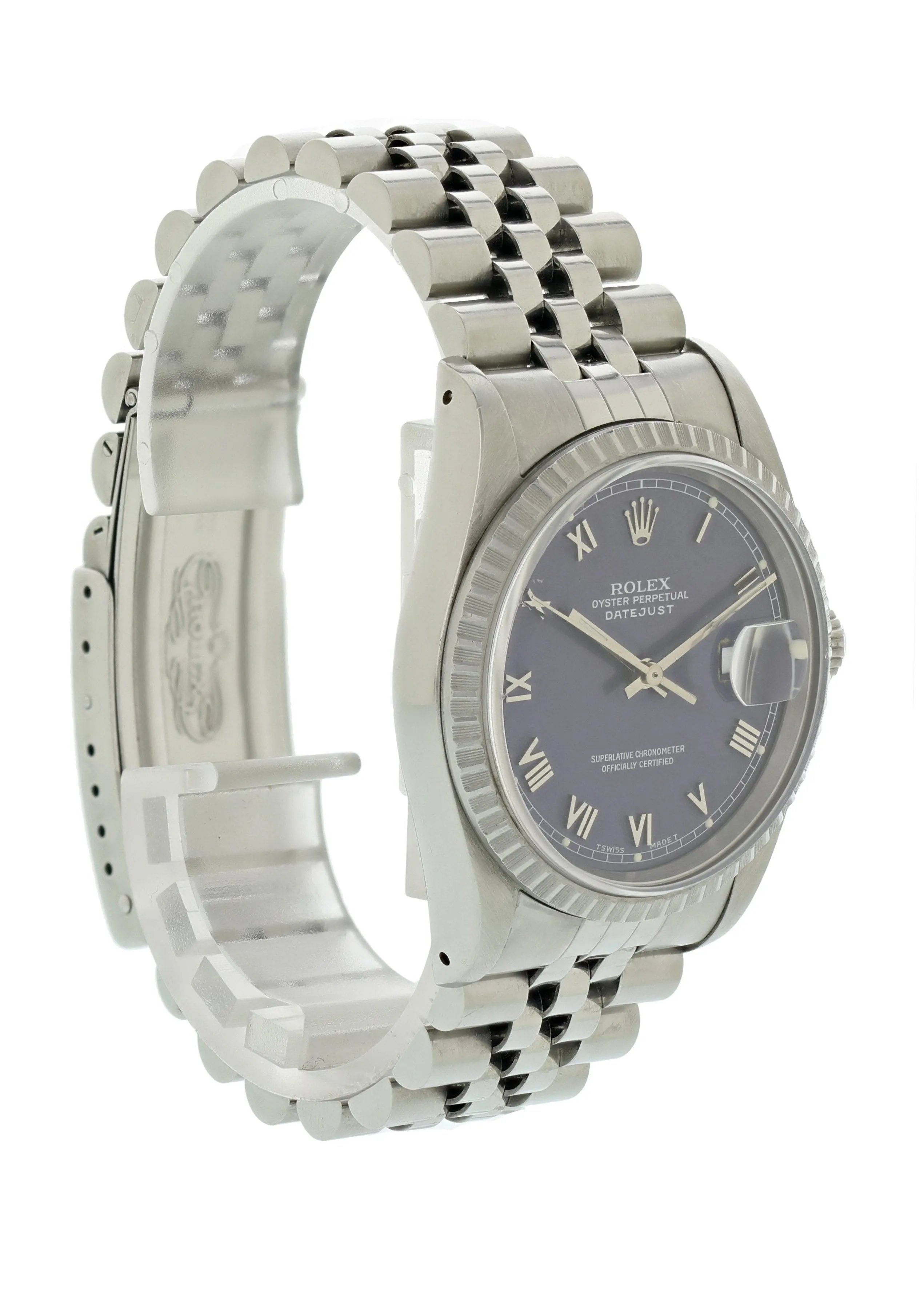 Rolex Oyster Perpetual Datejust 16220 Mens Watch Original Papers