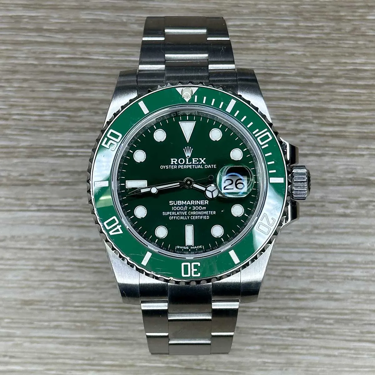 Rolex Submariner SS Hulk