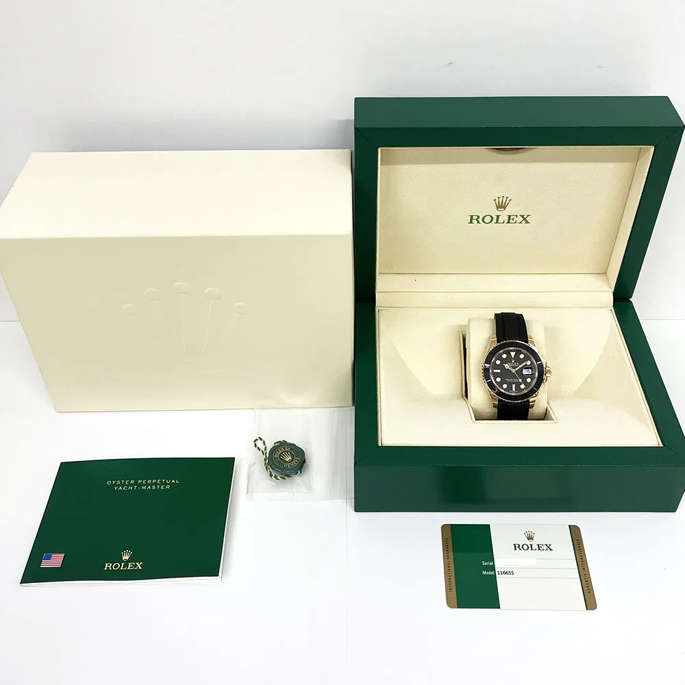 Rolex Yacht-Master 116655 Black Dial Nov 2016