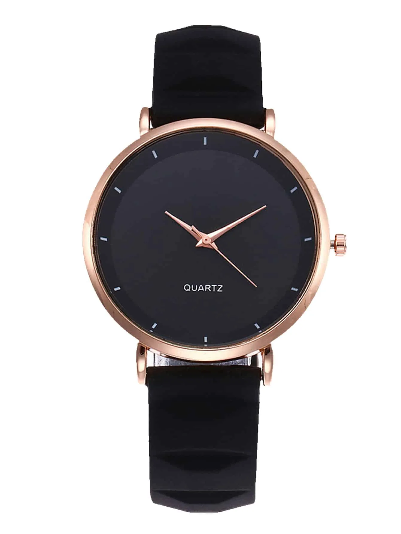 Round Dial Pointer Watch - Rose Gold- FD ⚡